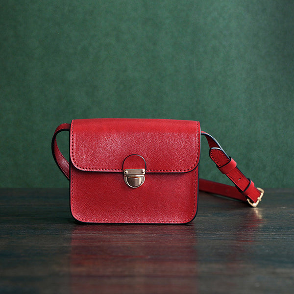 High Fashion Itanlian Vegetable Tanned Leather Satchel, Messenger Shoulder Bag For Women D031