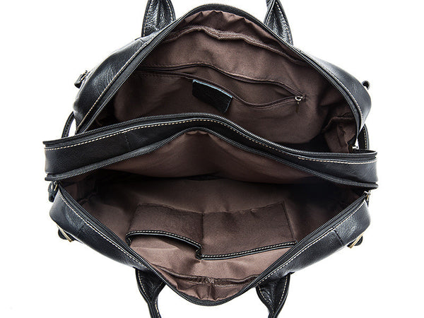 Convertible Leather Backpack, Men's Shoulder Bag, Large Capacity Leath –  ROCKCOWLEATHERSTUDIO