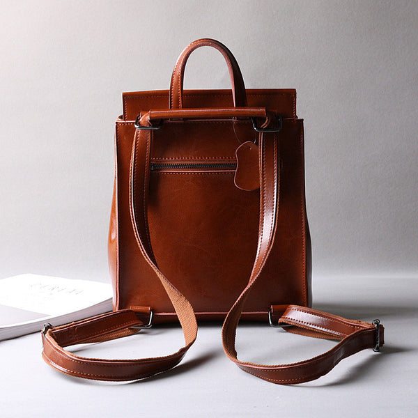 Leather Backpack Purse, Designer Backpacks for Women, Small Backpack P ...