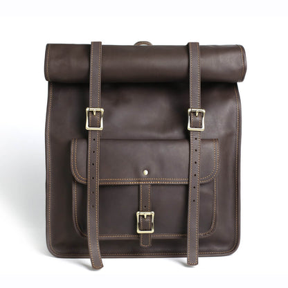 Original Design Full Grain Leather Backpack, Travelling Backpack, Handmade Laptop Backpack MG33 - ROCKCOWLEATHERSTUDIO
