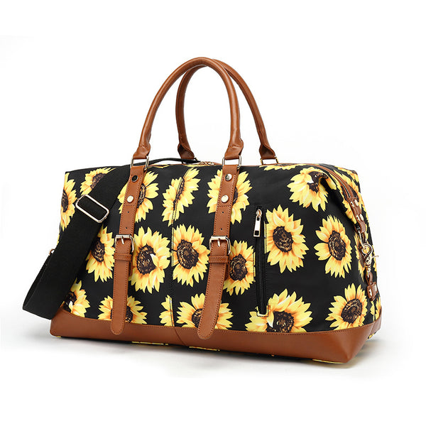 Stylish Canvas Duffle Bag Waterproof Canvas Travel Bag Women Canvas Gym Bag Weekender Bag YY957-3