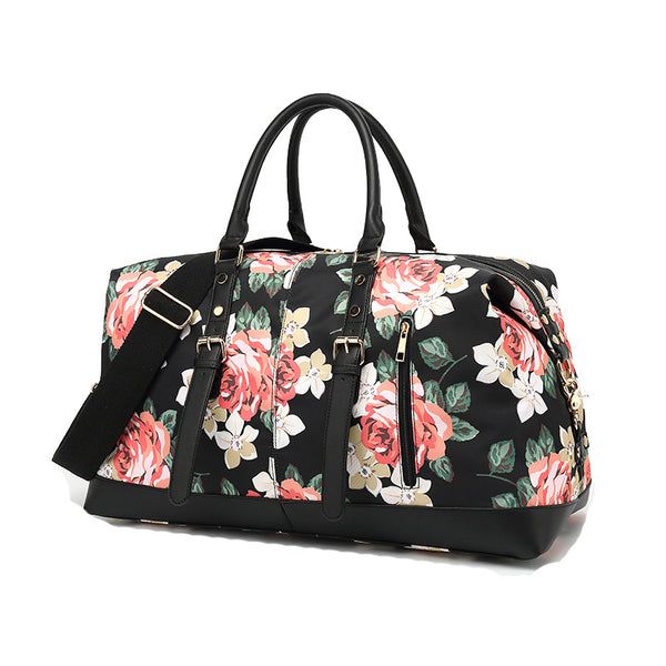 Stylish Canvas Duffle Bag Waterproof Canvas Travel Bag Women Canvas Gym Bag Weekender Bag YY957-3