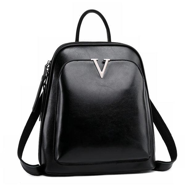 black leather designer backpack purses Full Grain Leather Backpack Purse, Designer Backpack, Natural Leather – RockCow Leather Studio