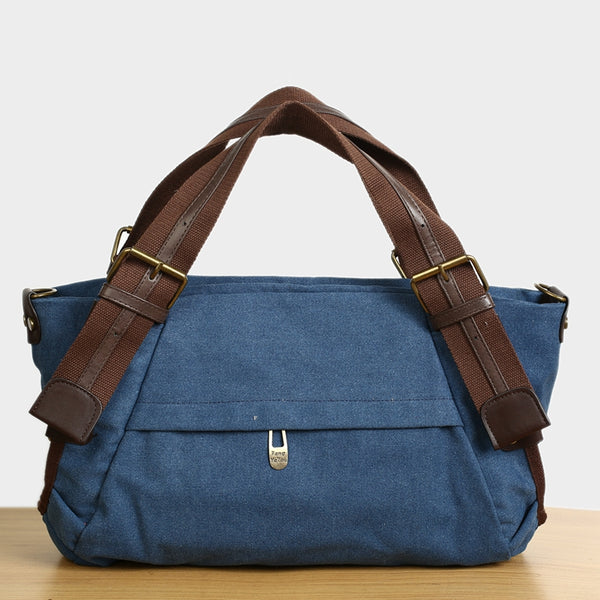 Flash Sale  Canvas Fashion Travel Bag, Waterproof Shoulder Bag, Overnight Bag FB02 - ROCKCOWLEATHERSTUDIO