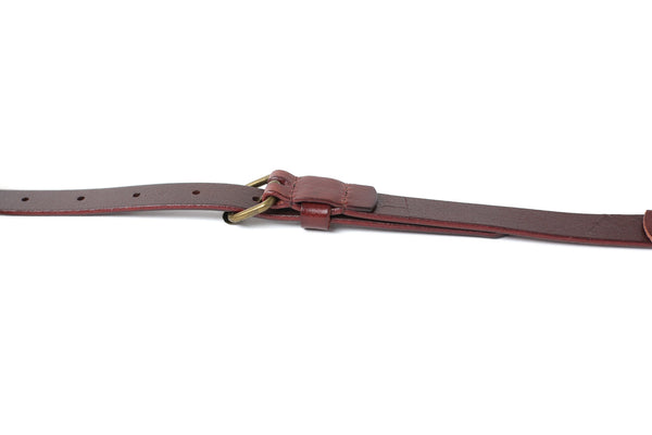 Tan Brown Leather Suspenders, Groomsmen Wedding Suspenders  display picture 1