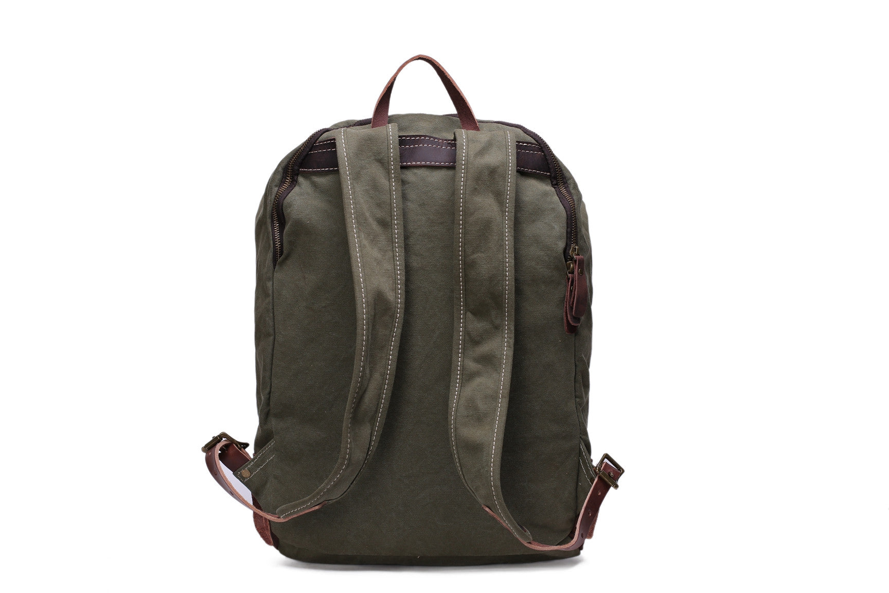 Canvas Backpack Casual Canvas Travel Backpack Men's School Backpack Ha –  ROCKCOWLEATHERSTUDIO