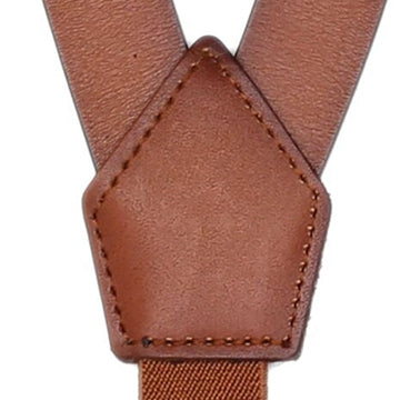 ROCKCOWLEATHERSTUDIO Men's Adjustable Leather Suspenders