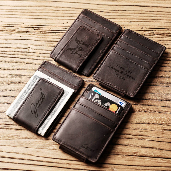 Personalized Wallet Mens Wallet Engraved Wallet Groomsmen 