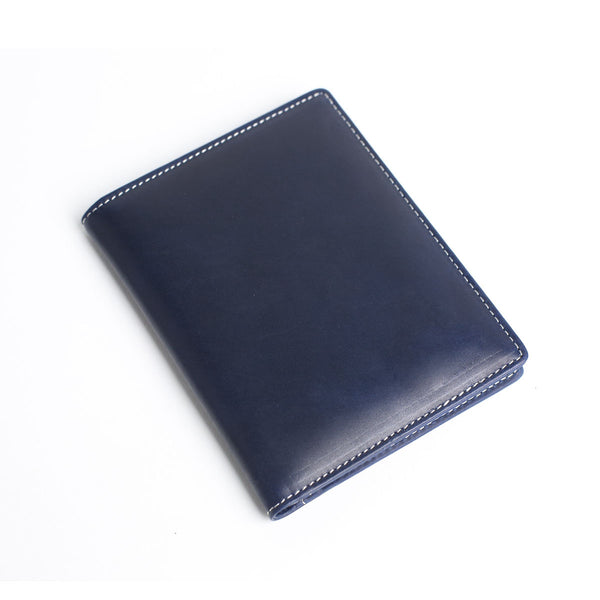 Personalized Initials Leather Passport Holder, Card Holder - Groomsmen Gifts - ROCKCOWLEATHERSTUDIO