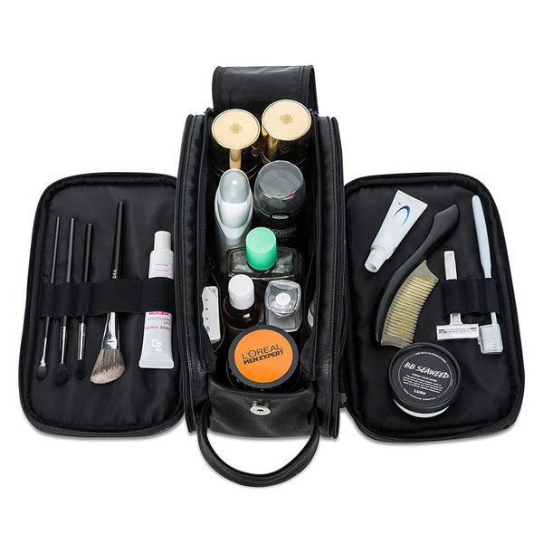 Groomsmen Gift Toiletry Bag, Vegan Leather Dopp Kit, Water-Resistant B – RockCow Leather Studio