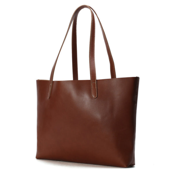 Vintage Genuine Leather Women Tote Bag, Shopping Bag, Shoulder Bag ZB0 ...